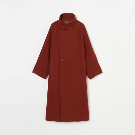 STAND COLLAR LONG COAT 詳細画像 バーンドレッド 1