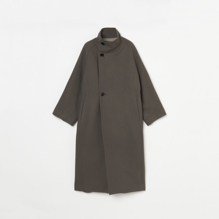 STAND COLLAR LONG COAT 詳細画像 カーキ 1