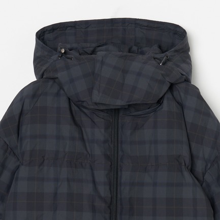 SHORT DOWN HOODY(PLAID） 詳細画像 チェック 1