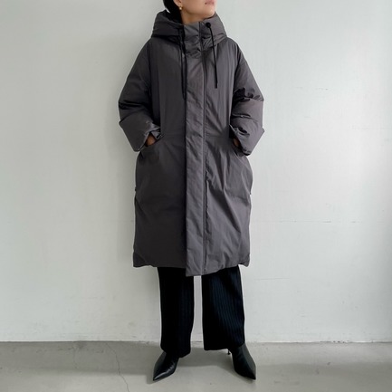 LONG DOWN HOODY 詳細画像 チャコールグレー 1