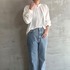 MATTE SATIN TUCK BLOUSE 詳細画像