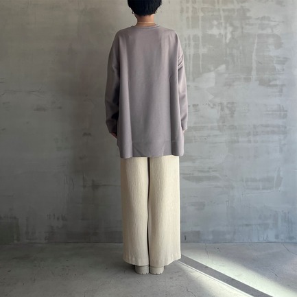 GEORGETTE OVERSIZE PULLOVER 詳細画像 ダークブラウン 3