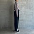 BACK SATIN EASY TUCK PANTS 詳細画像