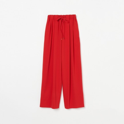 BACK SATIN EASY TUCK PANTS