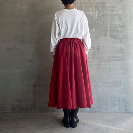 TAFFETA CIRCULAR SKIRT 詳細画像 ブラック 3