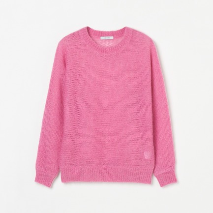 MOHAIR CREW NECK KNIT 詳細画像 ピンク 1