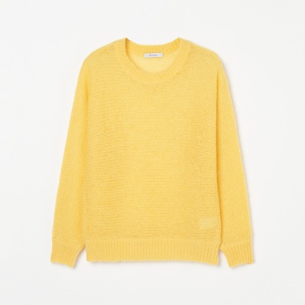 MOHAIR CREW NECK KNIT