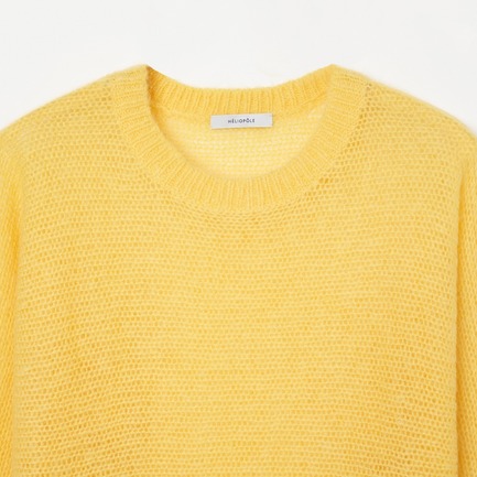 MOHAIR CREW NECK KNIT 詳細画像 イエロー 2