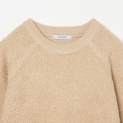 BIG LOOP PULLOVER KNIT 詳細画像 ベージュ 2