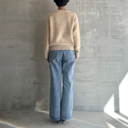 BIG LOOP PULLOVER KNIT 詳細画像 ベージュ 7