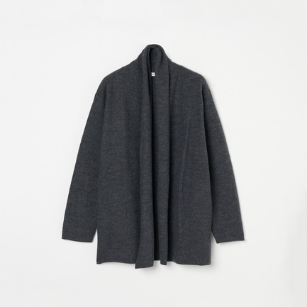 BOILE MERINO WOOL GOWN CARDIGAN 詳細画像 ミディアムグレー 1