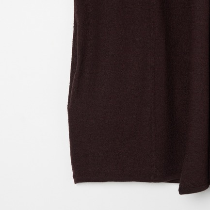 BOILE MERINO WOOL GOWN CARDIGAN 詳細画像 ダークブラウン 4