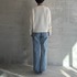 TASMANIAN LAMB V NECK KNIT 詳細画像