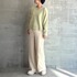 TASMANIAN LAMB V NECK KNIT 詳細画像