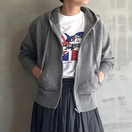 ORGANIC COTTON HOODIE 詳細画像 ミディアムグレー 5