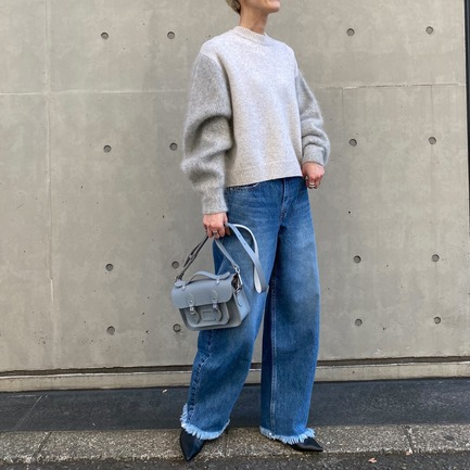 CN MOHAIR SLV KNIT 詳細画像 ミディアムグレー 6