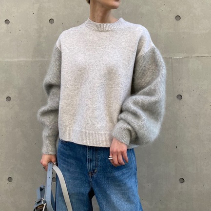 CN MOHAIR SLV KNIT 詳細画像 ミディアムグレー 7