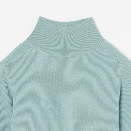 CASHMERE RIB TTL 詳細画像 チャコールグレー 2