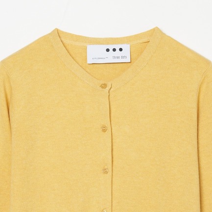 LS CREW CARDIGAN 詳細画像 イエロー 2