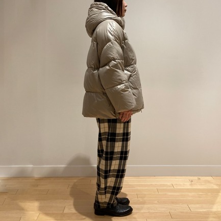 SHORT HOODED DOWN 詳細画像 ベージュ 8
