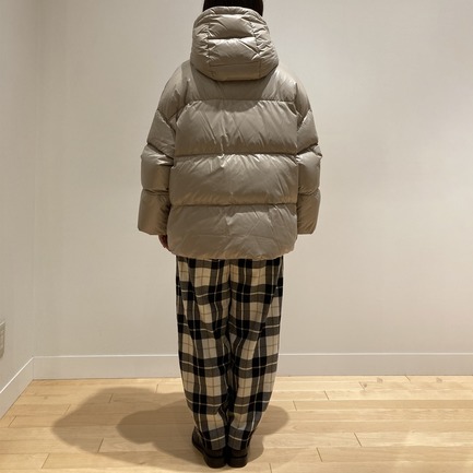 SHORT HOODED DOWN 詳細画像 ベージュ 9