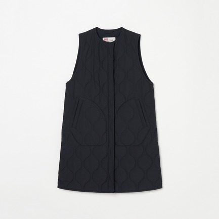 HAWICK  QUILTED LONG VEST 詳細画像 ブラック 1