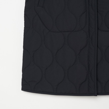 HAWICK  QUILTED LONG VEST 詳細画像 カーキ 4