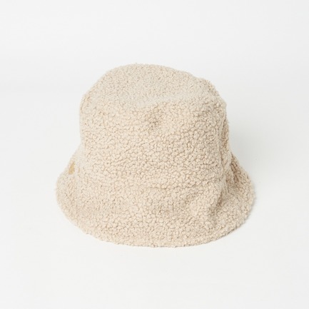 FAUX SHEARLING BUCKET HAT 詳細画像 アイボリー 1