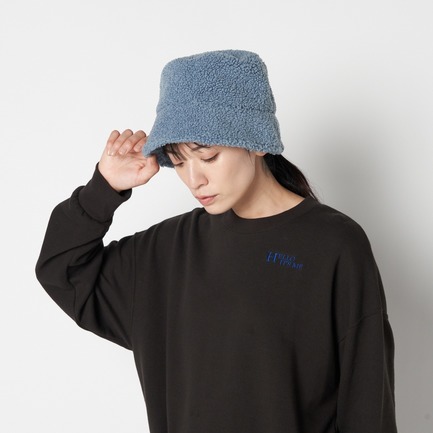 FAUX SHEARLING BUCKET HAT 詳細画像 スカイブルー 10