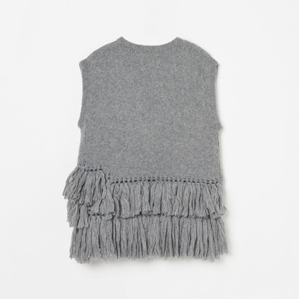 FRINGE VEST 詳細画像 ミディアムグレー 1