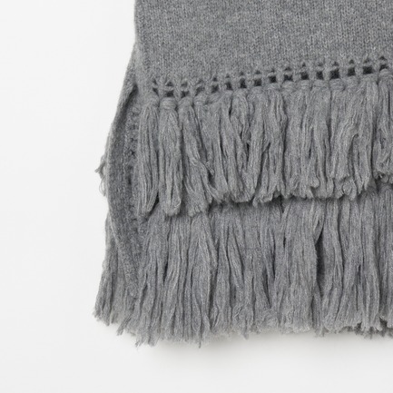 FRINGE VEST 詳細画像 ミディアムグレー 4