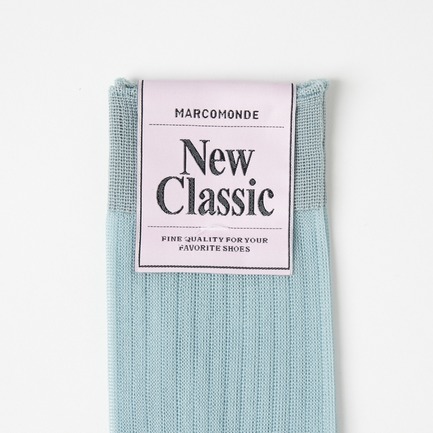 RIB 2TONE SOCKS 詳細画像 スカイブルー 1