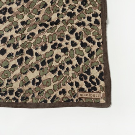 WOOL SILK SQ STOLE 詳細画像 ブラウン 1
