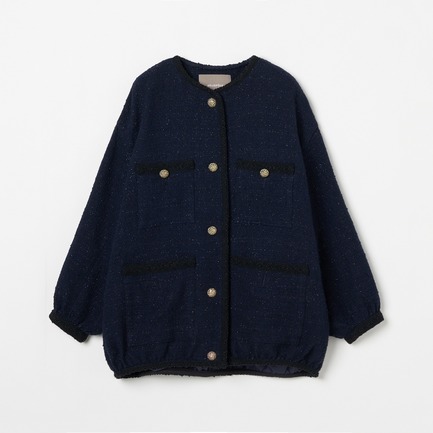 BLADE EDGE BUTCHER TWEED JACKET 詳細画像 ネイビー 1