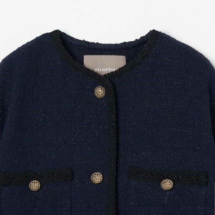 BLADE EDGE BUTCHER TWEED JACKET 詳細画像 ネイビー 2
