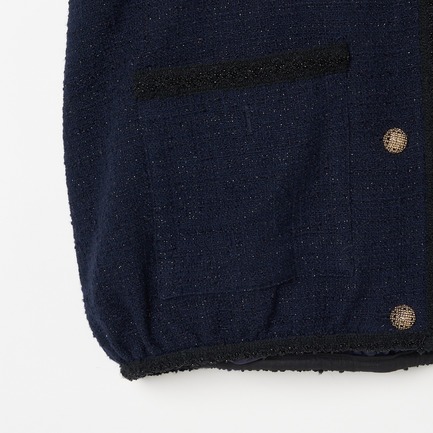 BLADE EDGE BUTCHER TWEED JACKET 詳細画像 ネイビー 6