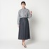 CHANBRAY DENIM FLARE SKIRT 詳細画像