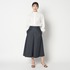 CHANBRAY DENIM FLARE SKIRT 詳細画像