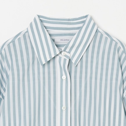 the Editor SHIRT (STRIPE&BROAD) 詳細画像 グリーン 2