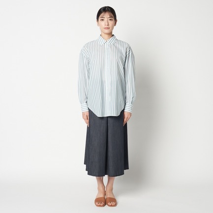 the Editor SHIRT (STRIPE&BROAD) 詳細画像 グリーン 7