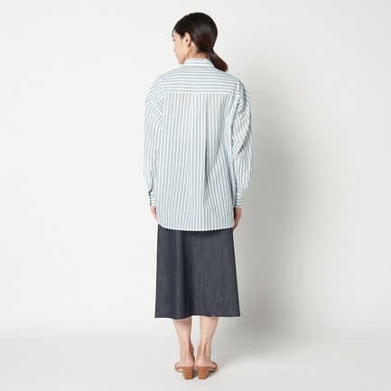 the Editor SHIRT (STRIPE&BROAD) 詳細画像 グリーン 9