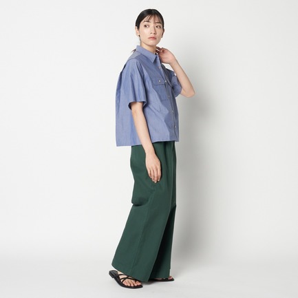 FRENCH SARGE SEMI WIDE PANTs 詳細画像 グリーン 10