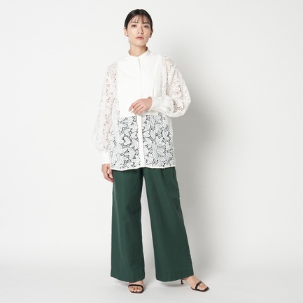 FRENCH SARGE SEMI WIDE PANTs 詳細画像 グリーン 7
