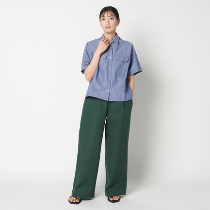 FRENCH SARGE SEMI WIDE PANTs 詳細画像 グリーン 9