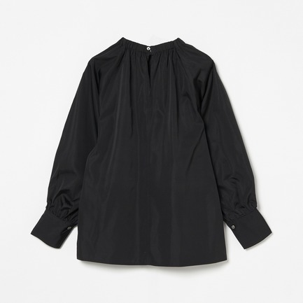 CHANBRAY TAFFETA GATHER BLOUSE 詳細画像 ブラック 1