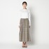 CHANBRAY TAFFETA  FLARE SKIRT 詳細画像