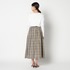 CHANBRAY TAFFETA  FLARE SKIRT 詳細画像