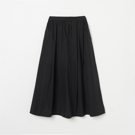 CHANBRAY TAFFETA  FLARE SKIRT 詳細画像 ブラック 1