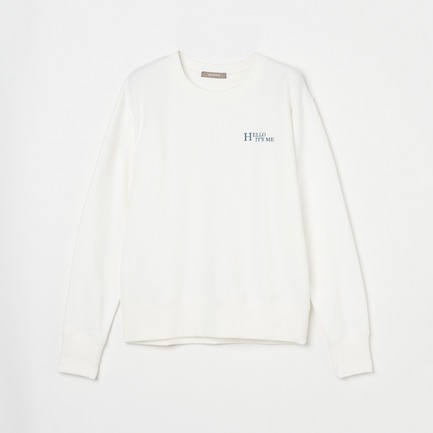EMBROIDARY FRENCH TERRY PO 詳細画像 ホワイト 1