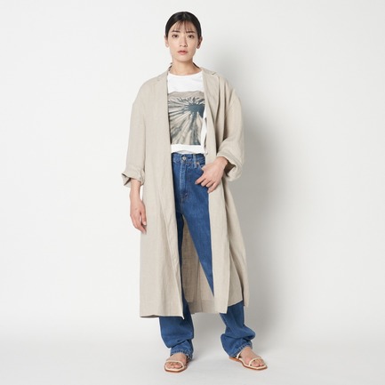 DUNGAREES LINEN OVER COAT 詳細画像 ベージュ 1